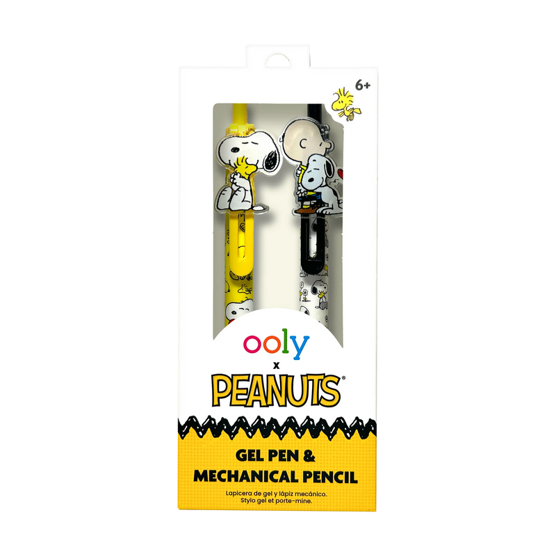 OOLY x Peanuts Gel Pen and Mechanical Pencil - Set of 2