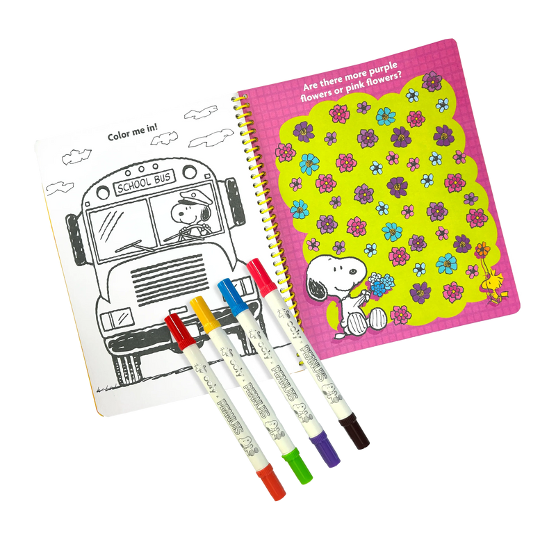 OOLY x Peanuts Activity Travel Kit & Double-Ended Markers