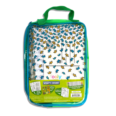 Let's Go! Activity & Coloring Kit - Robo Dinos