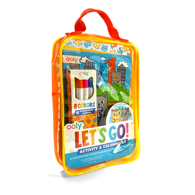 Let's Go! Activity & Coloring Kit - Kitty in the City