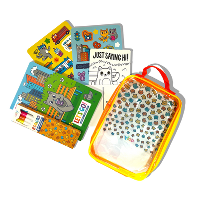 Let's Go! Activity & Coloring Kit - Kitty in the City