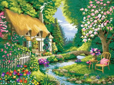 Ravensburger River Cottage Paint by Number