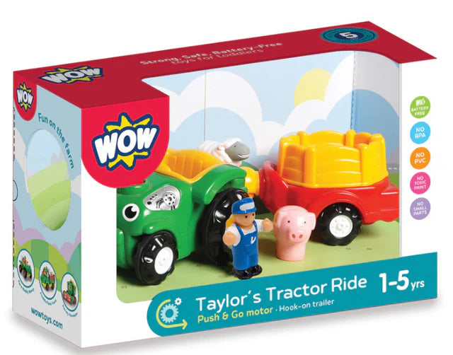WOW Taylor's Tractor Ride – Flying Pig Toys