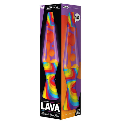 14.5″ LAVA LAMP FLOWING COLOR BANDS
