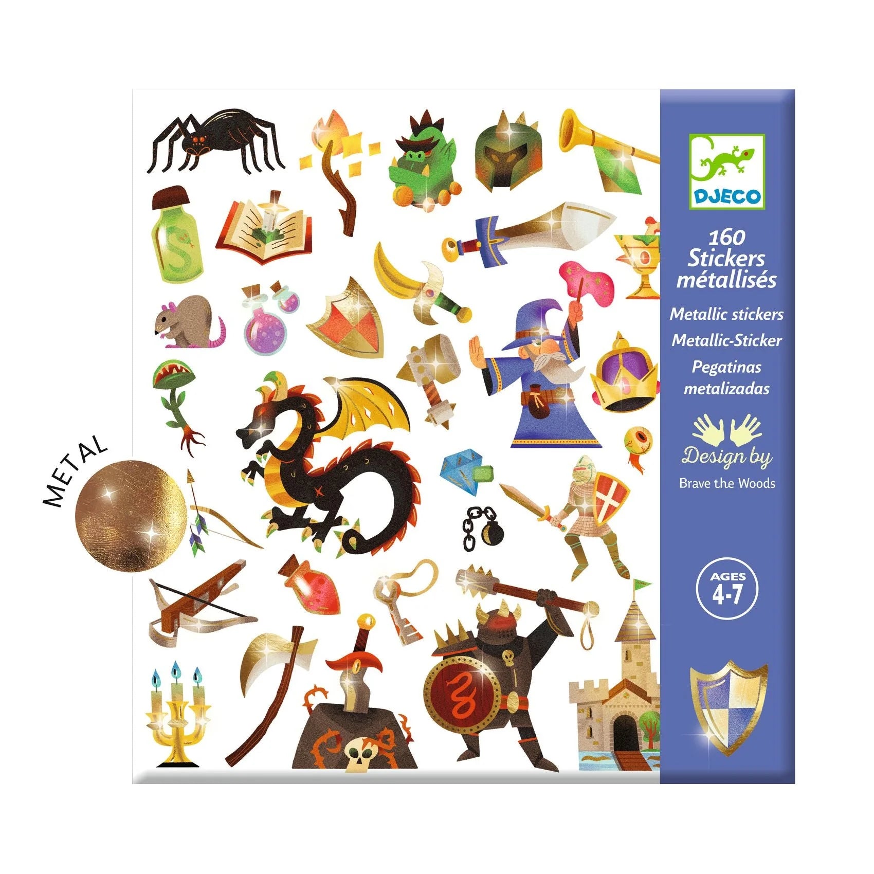 Medieval Fantasy Sticker Sheets – Flying Pig Toys