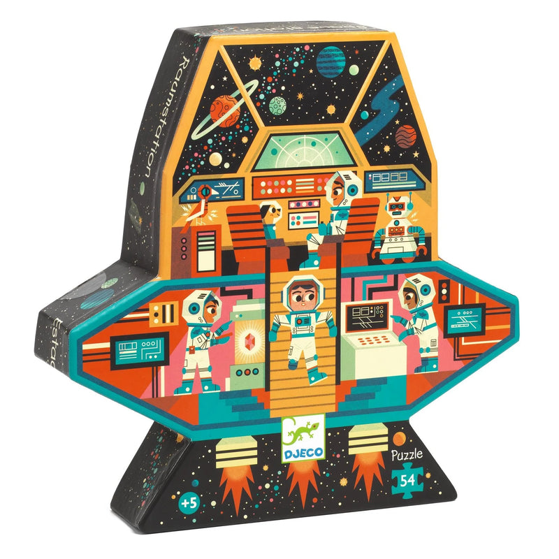 Space Station 54pc Silhouette Jigsaw Puzzle