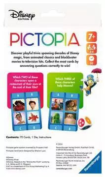 Disney Pictopia Card Game - Travel-Sized Picture Trivia Game for Families
