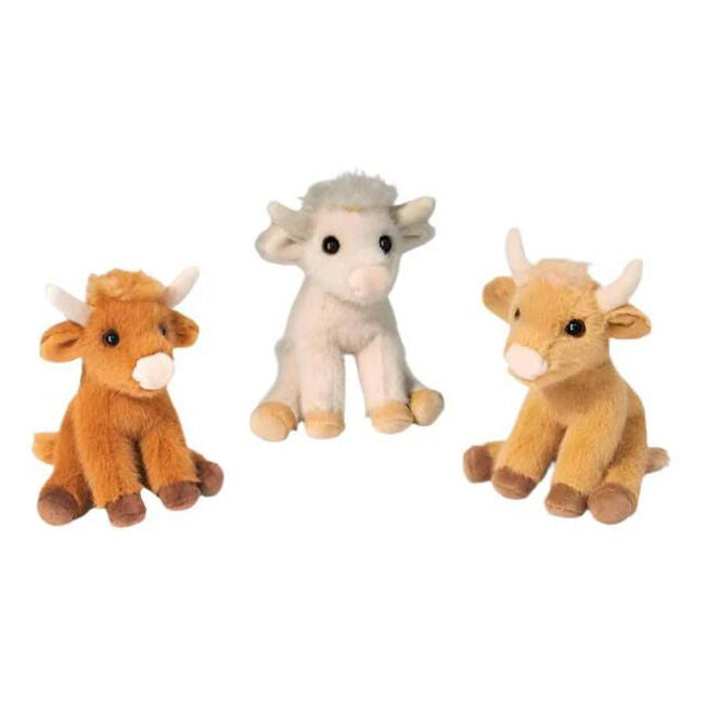 Douglas Mini Highland Cow - Assorted Colors – Flying Pig Toys