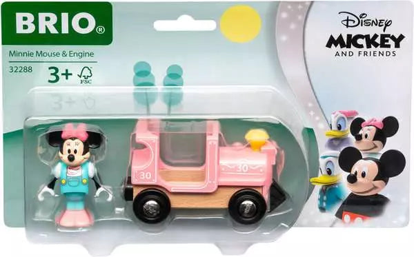 BRIO World Minnie Mouse & Engine