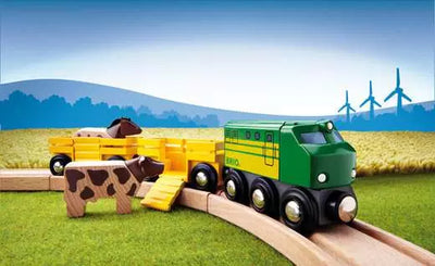 BRIO World Farm Train Set