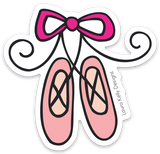 Ballet Slipper Sticker