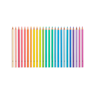 Pastel Hues Colored Pencils—set of 24
