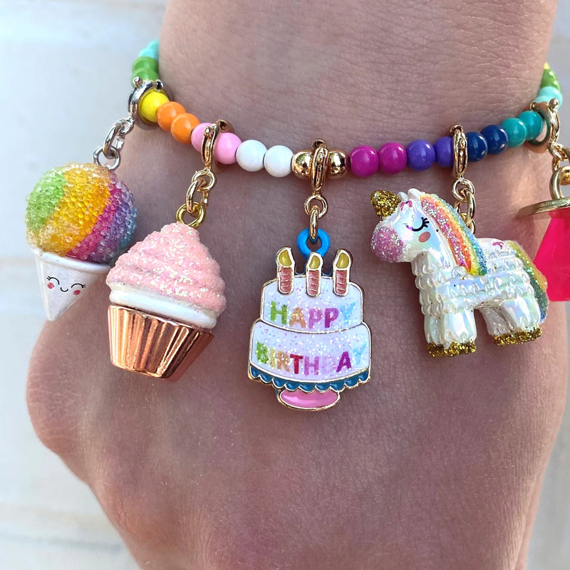 Rainbow Snow Cone Charm