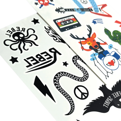 Mini Tattoo-Palooza Temporary Tattoos- I Wanna Rock