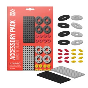 Plus Plus Accessory Pack Gray and Black