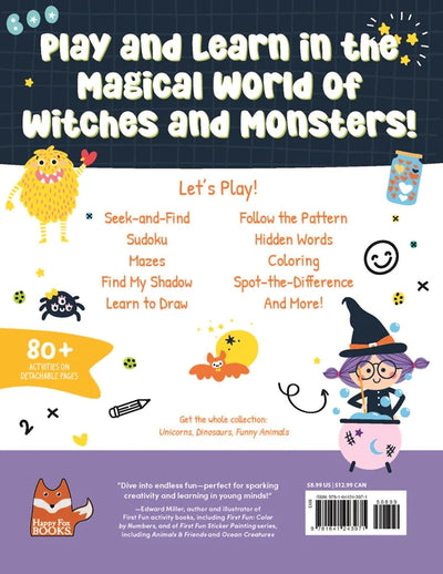 Witches and Monsters Activity Book