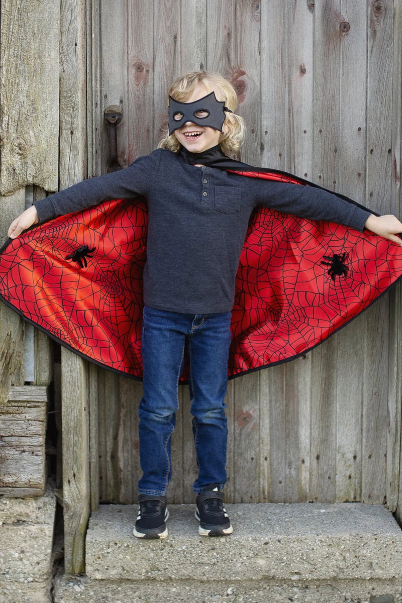 Spider/Bat Reversible Cape and Mask