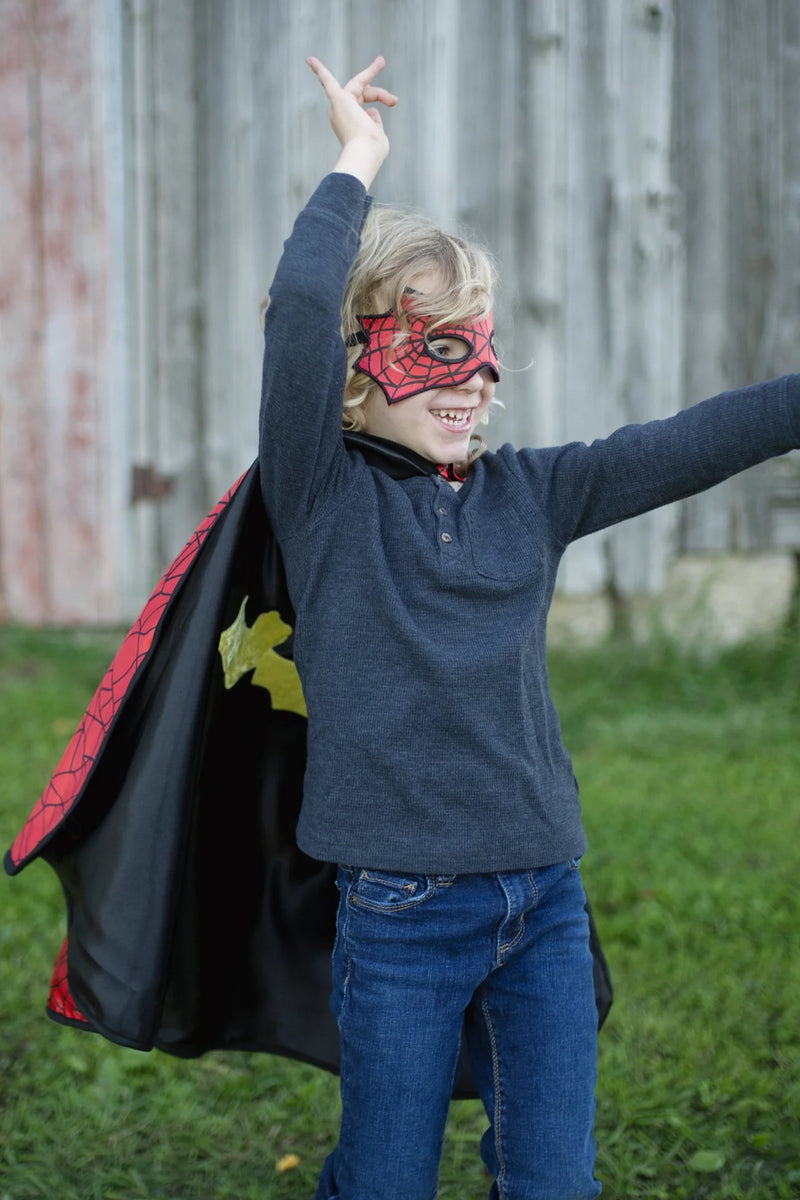 Spider/Bat Reversible Cape and Mask