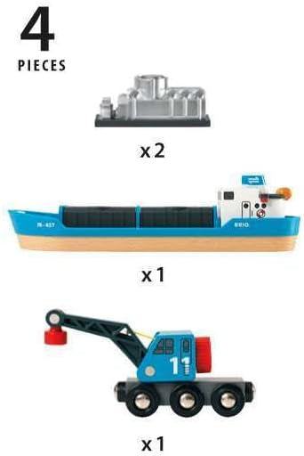 Brio Freight Ship and Crane