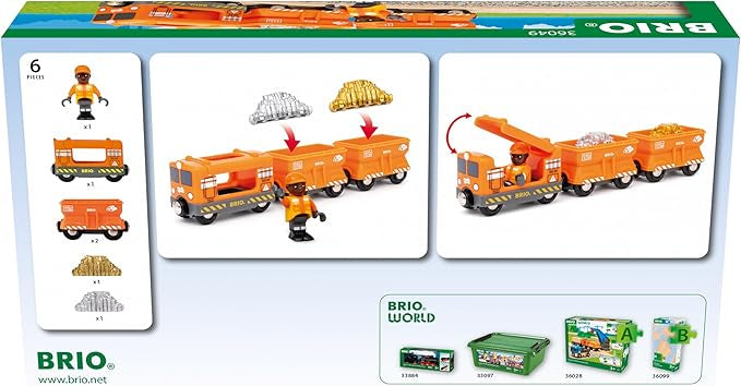 Brio World Gold Cargo Train