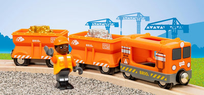 Brio World Gold Cargo Train