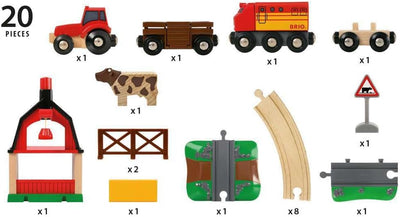 Brio Farm Railway Set