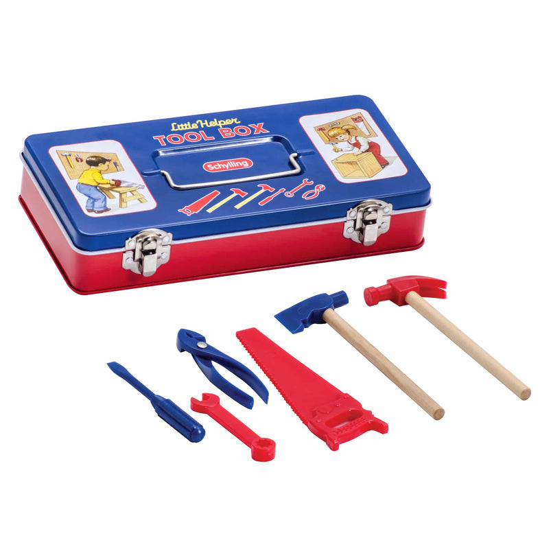 Little Helper Tin Tool Box with Tools