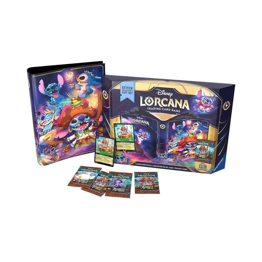 lorcana stitch promo card Disney Lorcana Trading Card Game: Stitch Collector's Gift Set – Flying Pig Toys