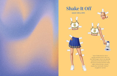 Dress Up Taylor - A Taylor Swift paper doll book featuring her iconic eras