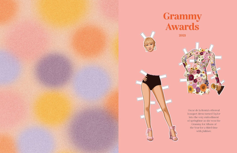 Dress Up Taylor - A Taylor Swift paper doll book featuring her iconic eras