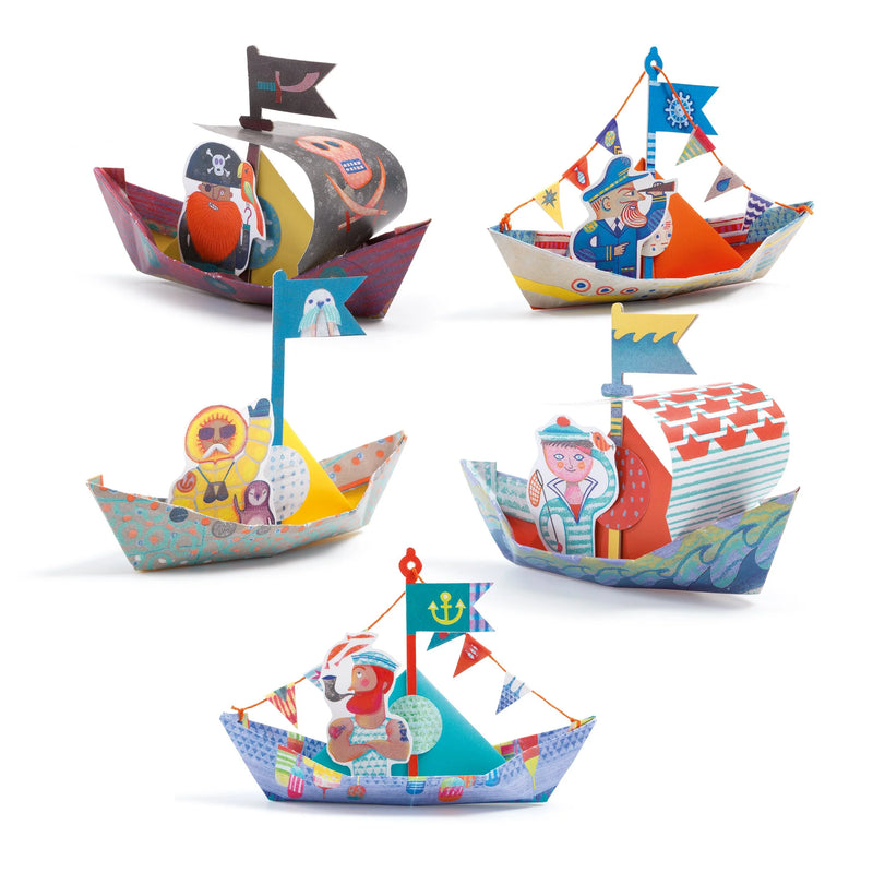 Floating Boats Origami Paper Craft Kit