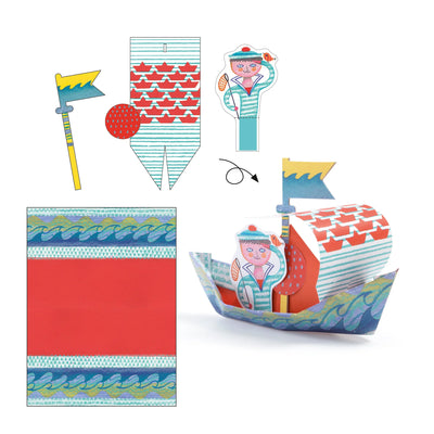 Floating Boats Origami Paper Craft Kit