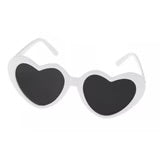 Minikane Loona Heart-shaped Sunglasses—white