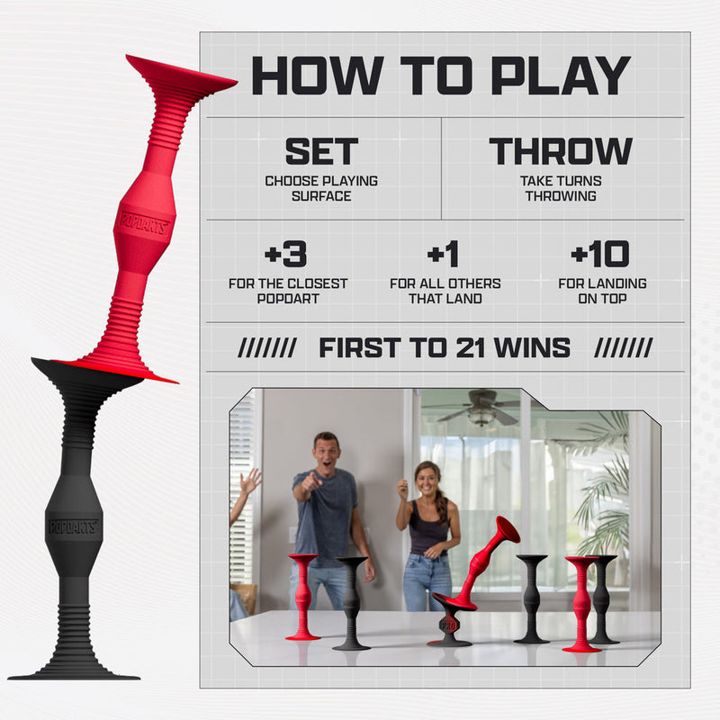 Popdarts Pro Pack (Red & Black)