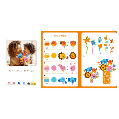 Pom Pom Animal Bouquet