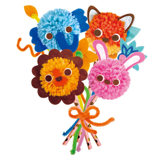 Pom Pom Animal Bouquet