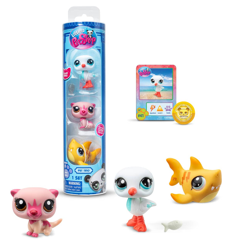 Littlest Pet Shop - Pet Trio in Tube - Series 1