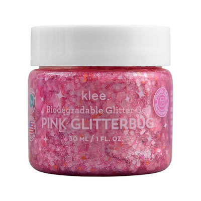 Pink Glitterbug - Klee Bioglitter Gel, 1 fl. oz.
