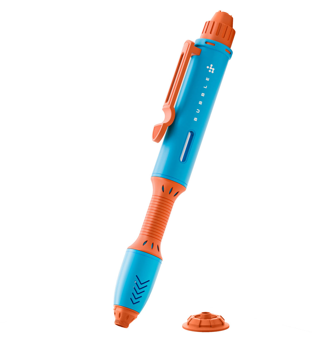 BubbleFX LED Light Up Bubble Sculptor Pen - Orange and Blue