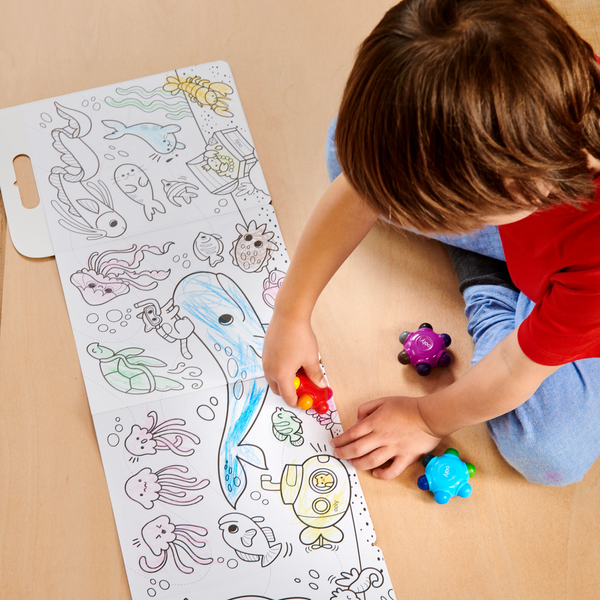 Color Burst:  Grip Crayons (set of 3/18 classic colors)