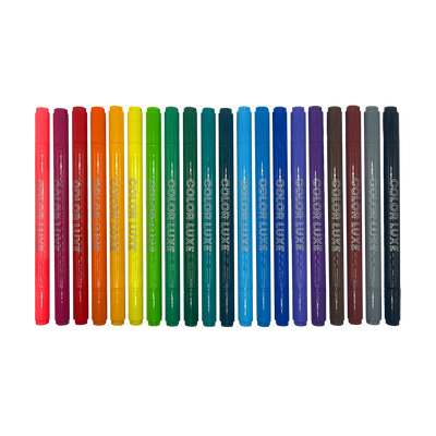 Color Luxe Double-Ended Markers - Set of 20