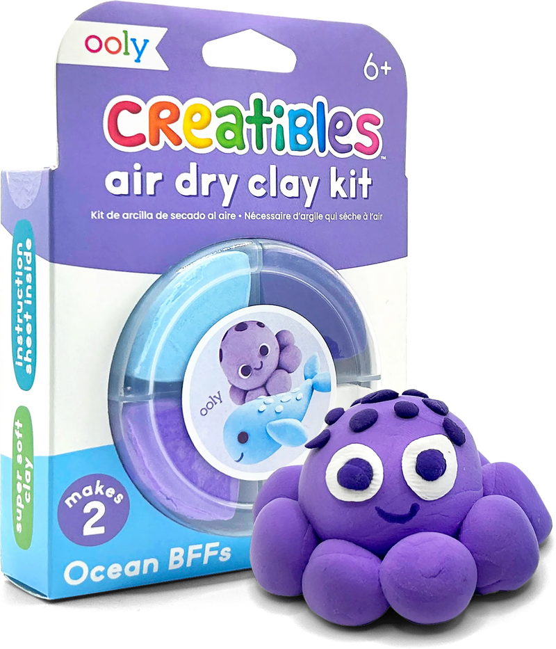 Creatibles Mini Air Dry Clay Kit - Ocean BFFs