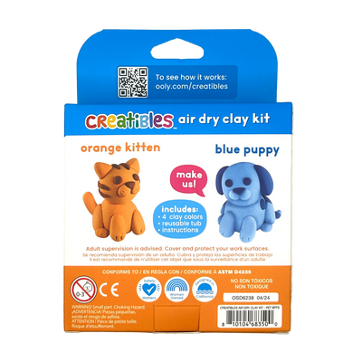 Creatibles Mini Air Dry Clay Kit - Pet BFFs