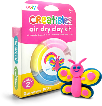 Creatibles Mini Air Dry Clay Kit - Rainbow BFFs