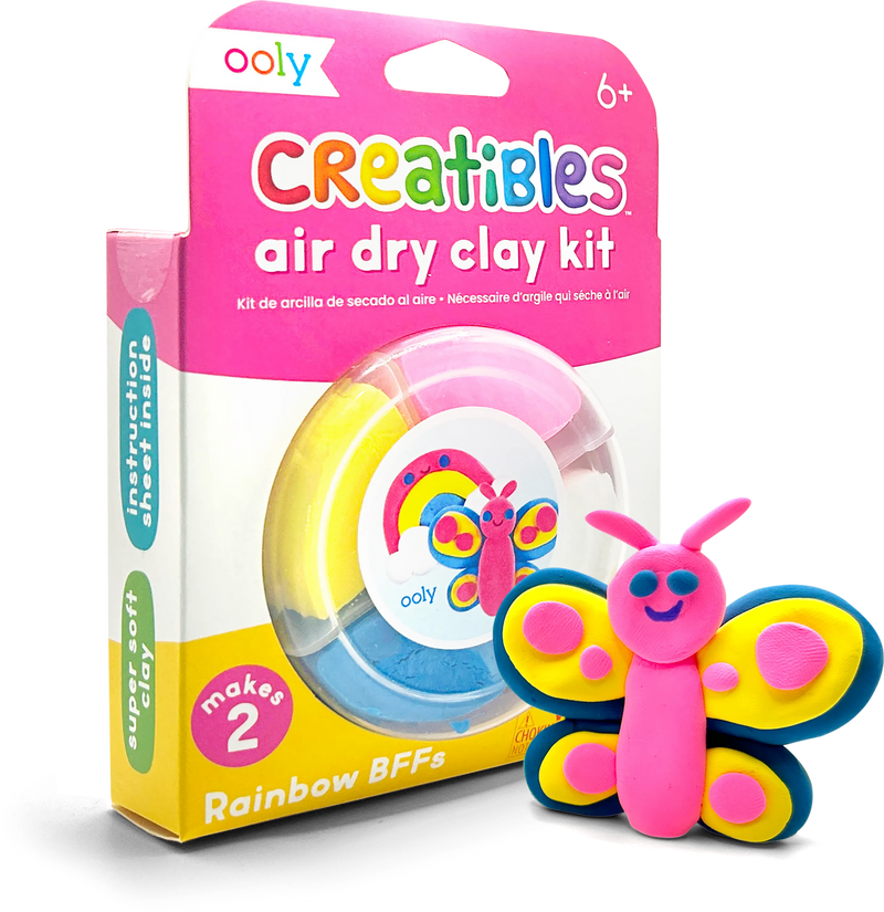 Creatibles Mini Air Dry Clay Kit - Rainbow BFFs