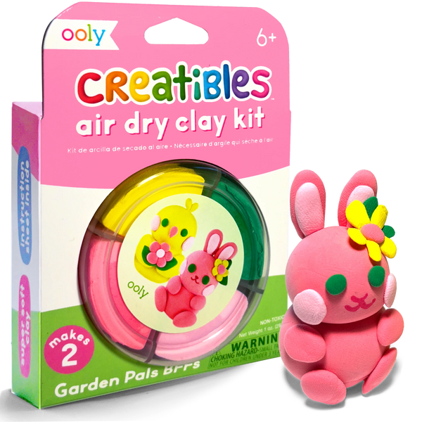 Creatibles Mini Air Dry Clay BFFs Kit--Garden Pals