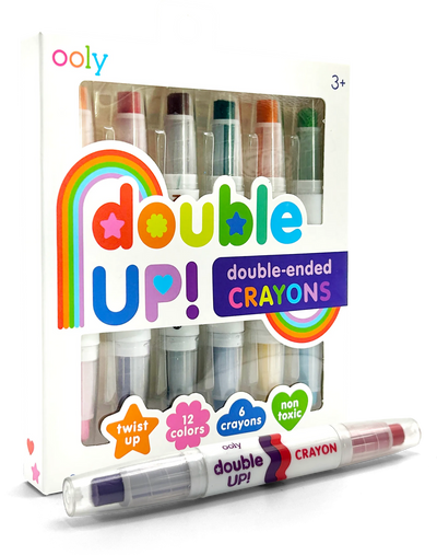 Double Up! Double-Ended Crayons - Set of 6