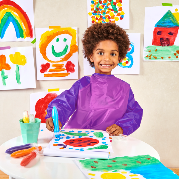 Easy Squeezy:  Squeezable Poster Paint Brushes (set of 6)