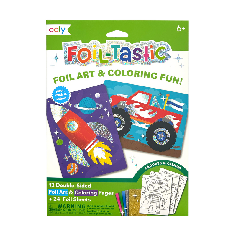 Foil-Tastic Foil Art and Coloring Set—Gadgets and Gizmos