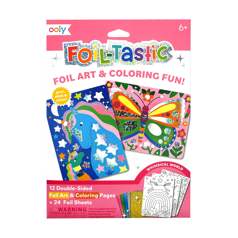Foil-tastic Foil Art & Coloring Set - Whimsical World